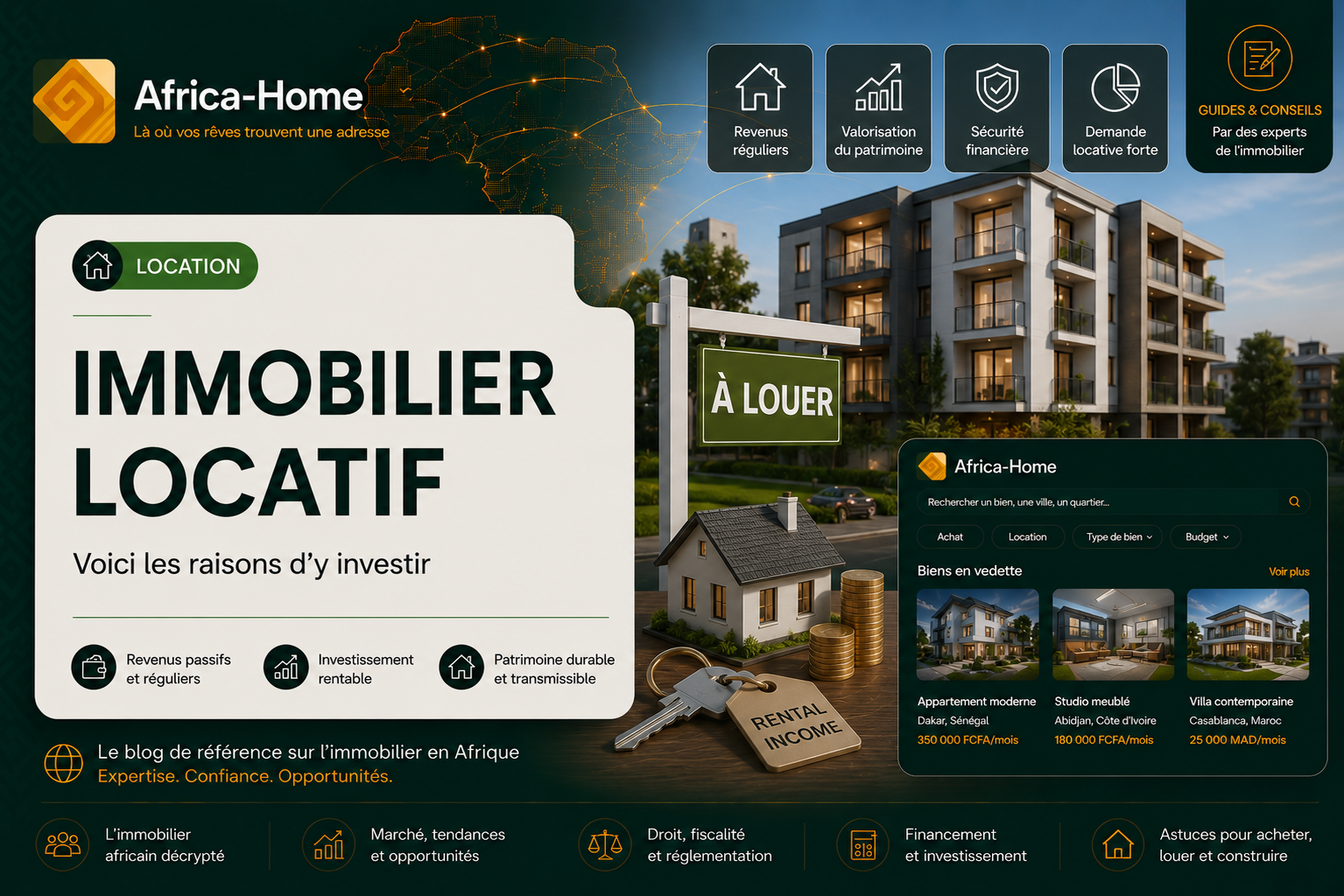Immobilier locatif : Voici les raisons d'y investir.